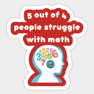 Dyslexia and Dyscalculia Don't Define Me Sticker